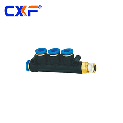 SPWB Series 5Ways Plastic Air Connecing Pipe Fitting