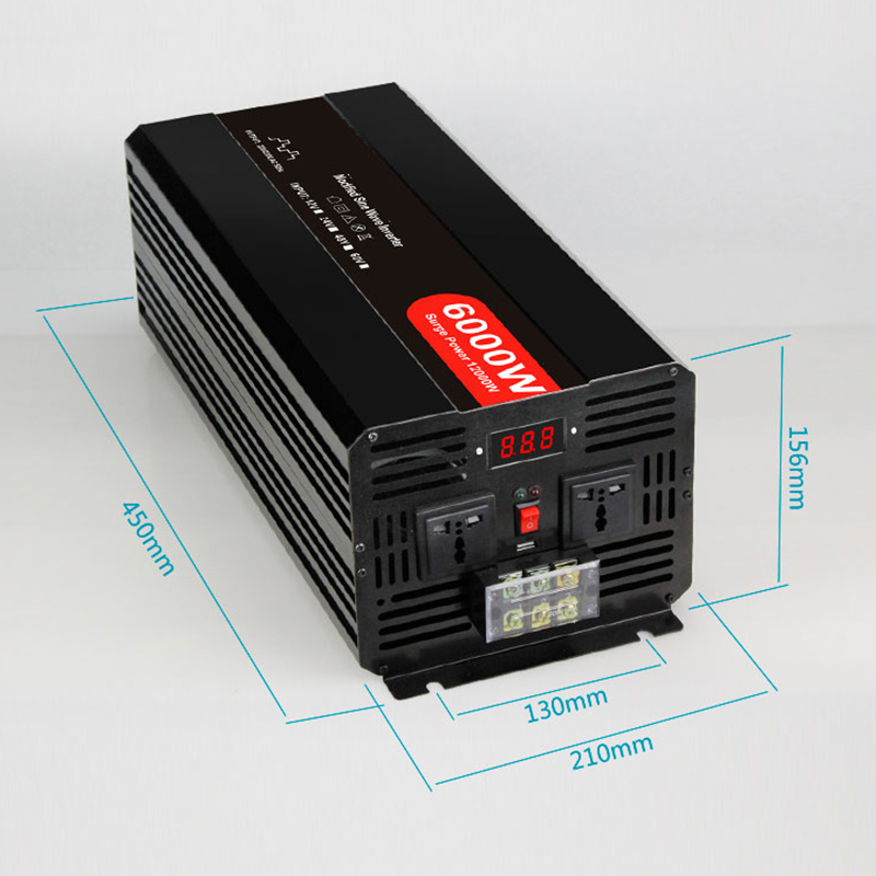 6000W Modified Sine Wave Inverter with LED display