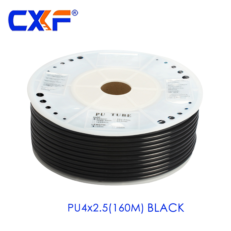 PU4x2.5 black Pneumatic Air Compressor Hose 