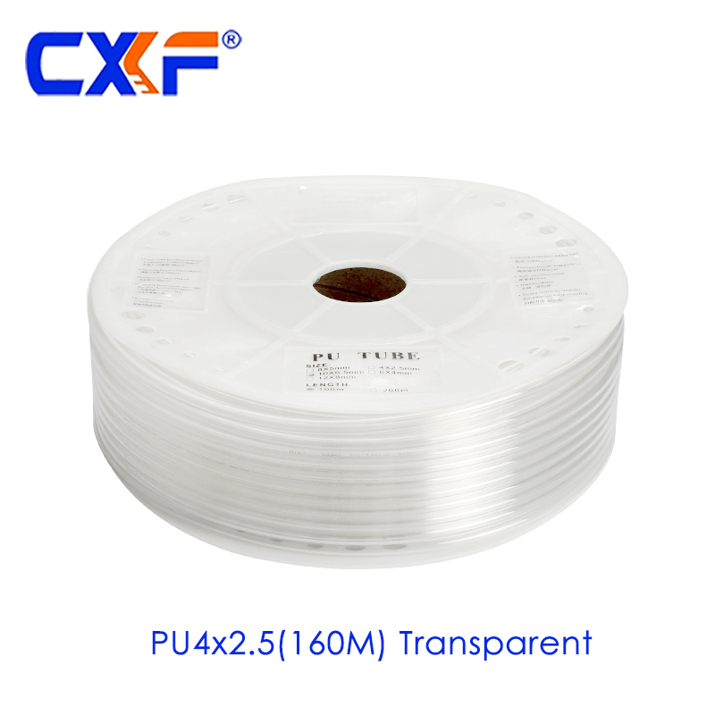 PU4x2.5 Transparent Pneumatic Air Compressor Hose