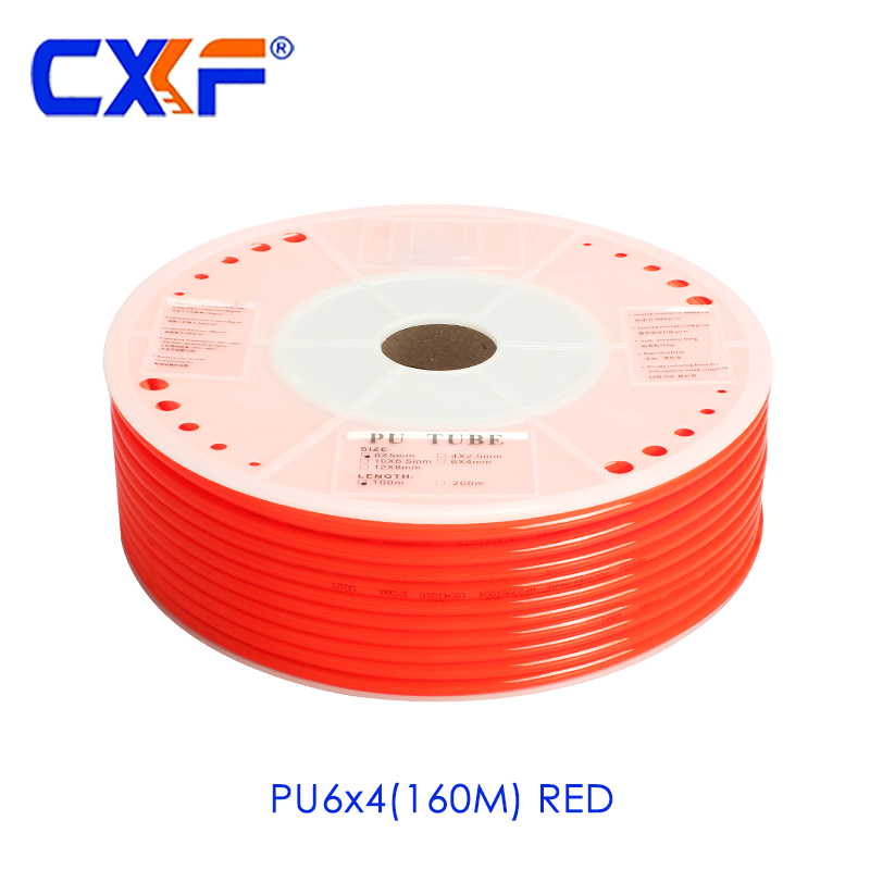 PU6x4 Red Pneumatic Air Compressor Hose